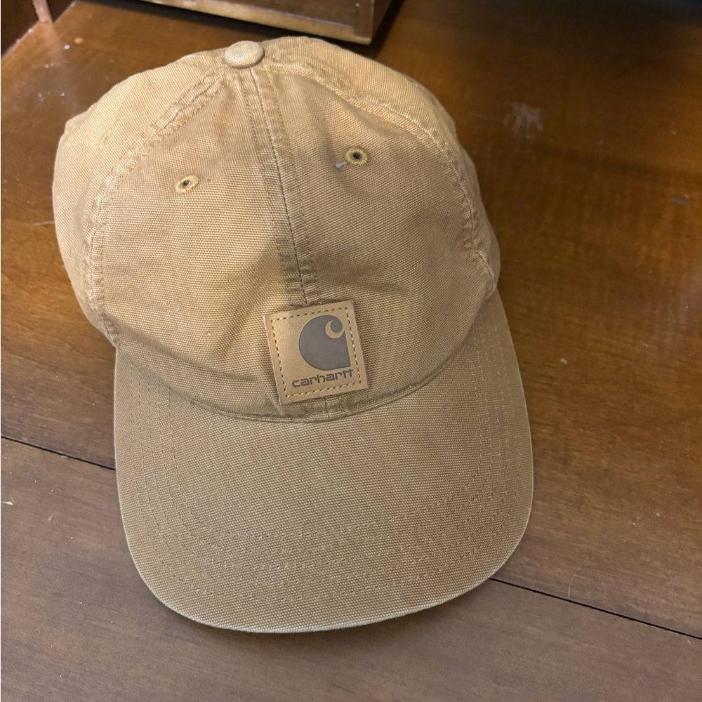 Carhartt Men's Classic Brown Hat Velcro adjustable Back